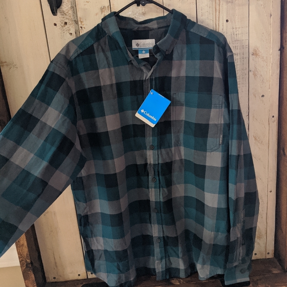 NWT Men's flannel button down